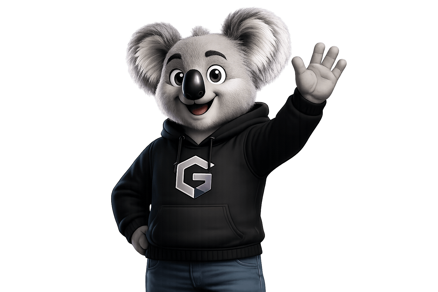 Grey Meta mascot